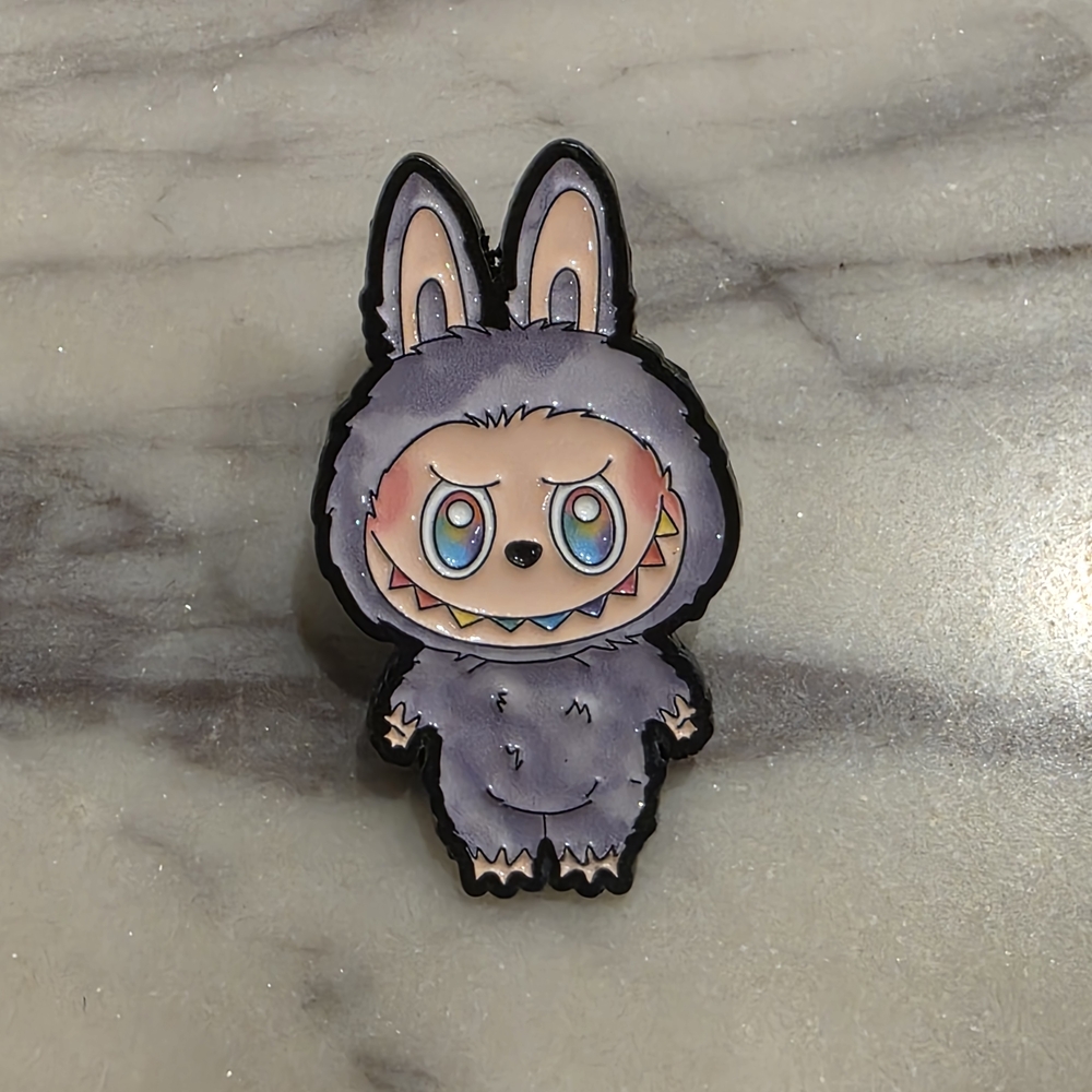 Big Energy Labubu ID Secret Enamel Pin